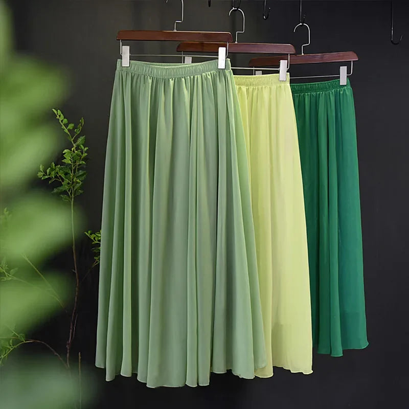Women Elegant Long Skirt